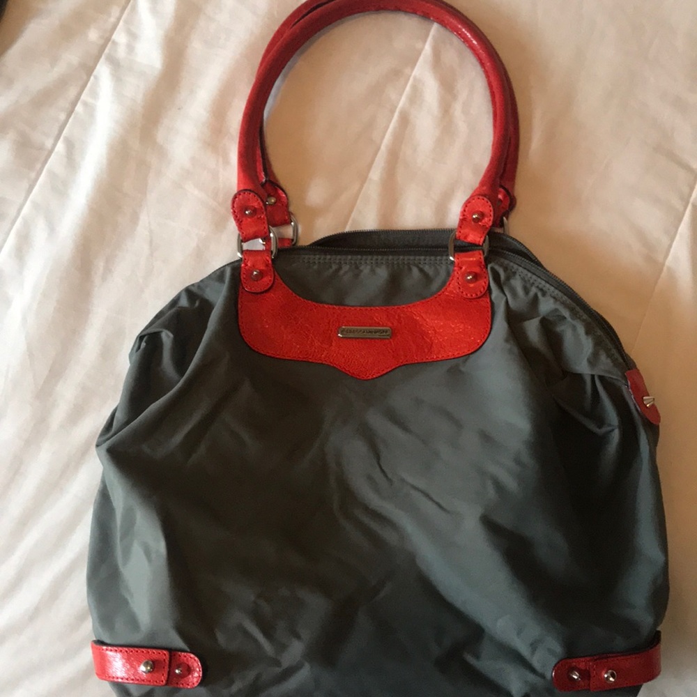 Beautiful Nylon/Leather sporty handbag